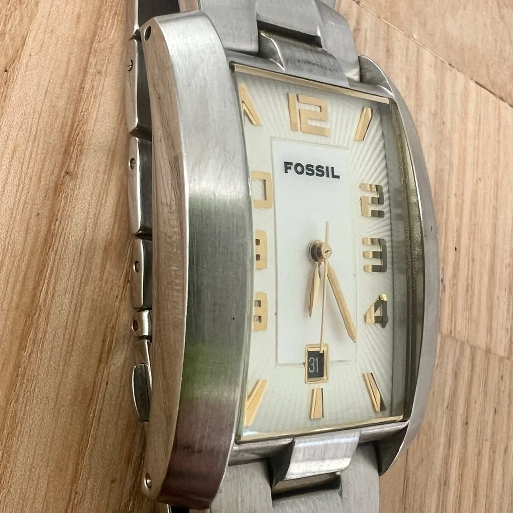 Fossil arkitekt men’s curvex dress watch NEW BATTERY